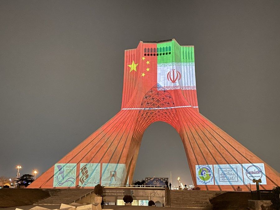 Not Everyone Sees Friendship In Iran’s Display Of Chinese Flag 