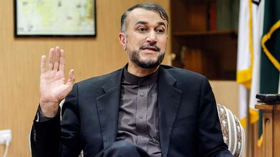 Hossein Amir-Abdollahian, Iran's foreign minister.