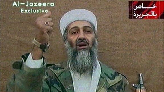 A screen grab from an Al Jazeera video in November 2001