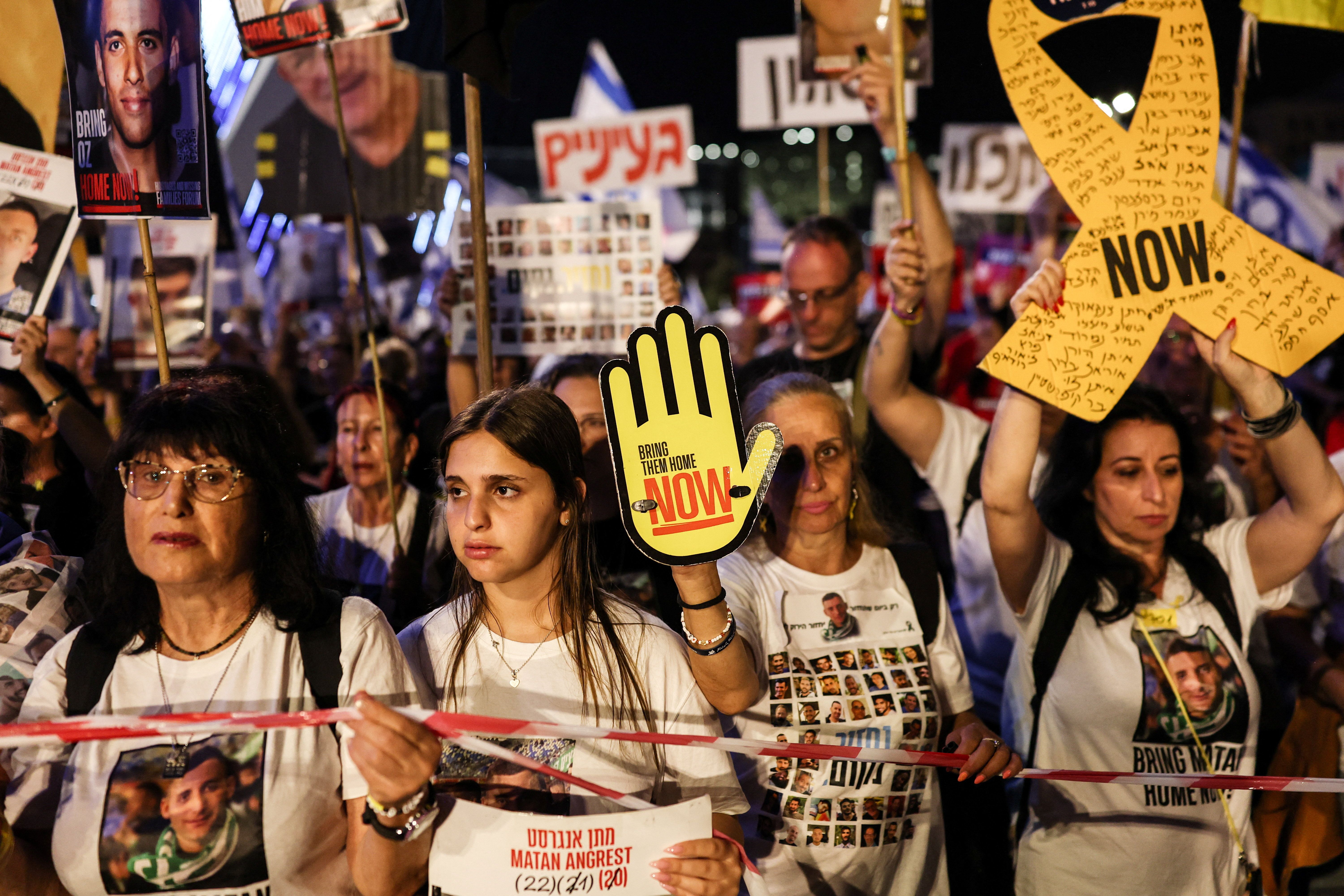 اسرائیلی‌ها با شعار «میراث ترامپ فرو می‌پاشد» خواستار پایان جنگ غزه شدند