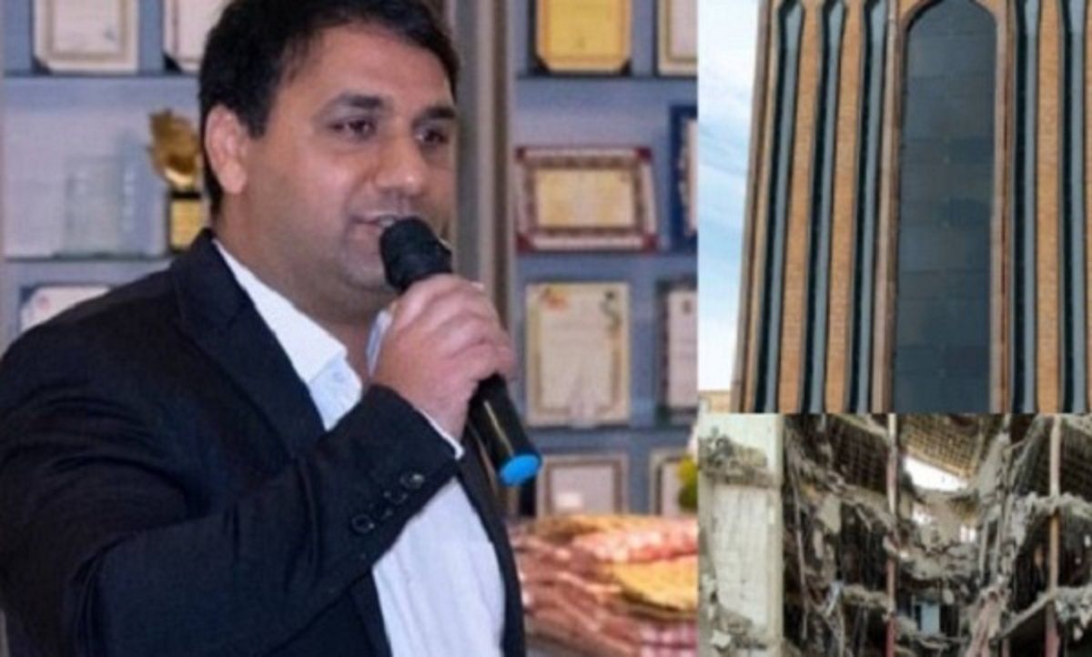 Abdolbaghi the well-connected owner of the building who is ither dead or alive. FILE