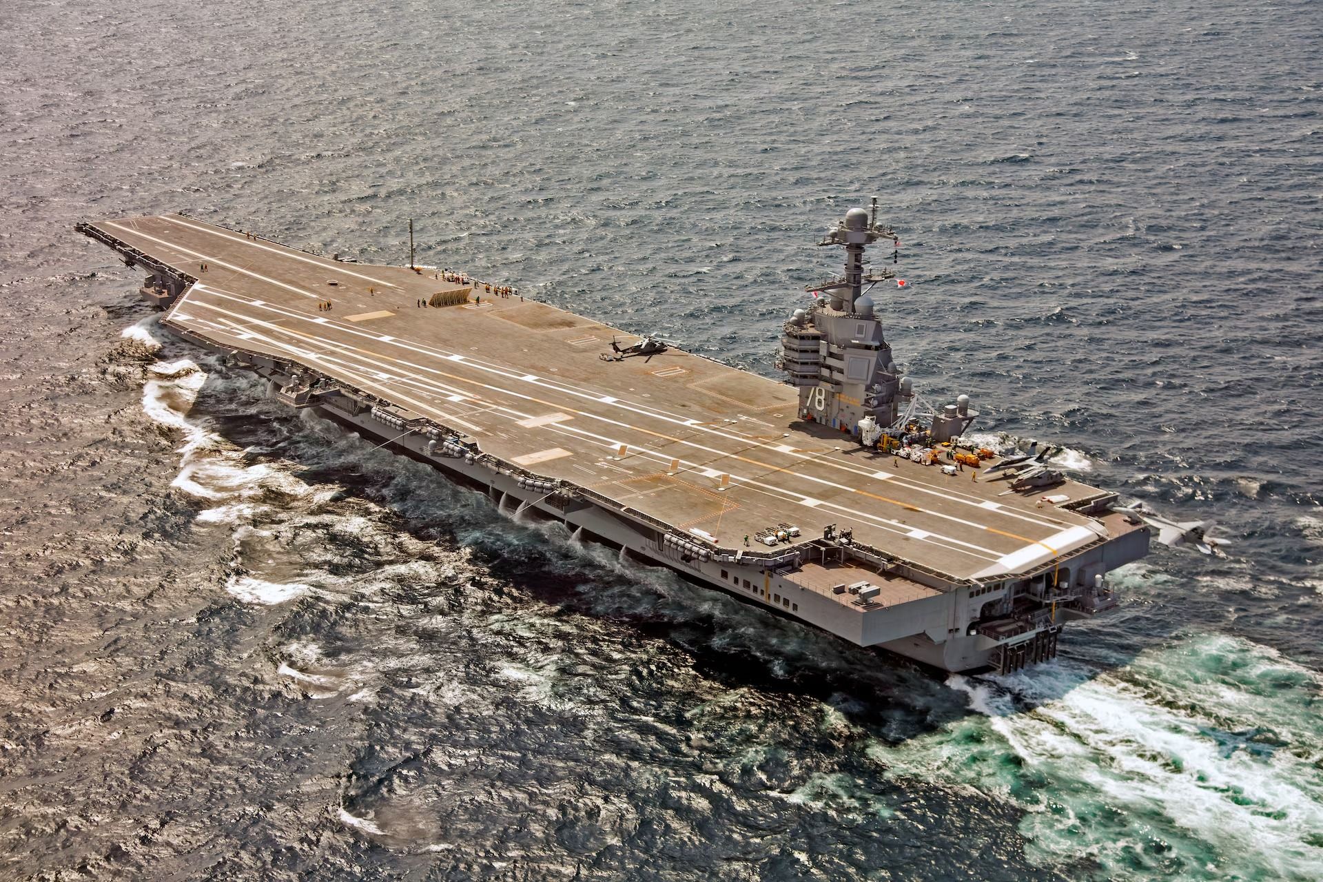 USS Gerald R. Ford warship to reach Middle East within week, official says