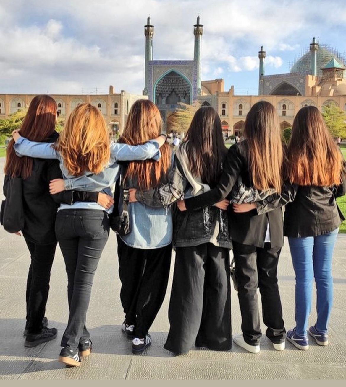 Some Iranian women unveiling in public