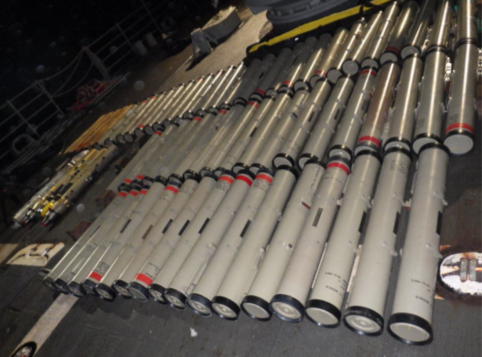 Anti tank weapons seized by the US and published by the Department of Justice.