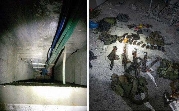 ارتش اسرائیل: یک ورودی به تونلهای حماس و مقادیری سلاح را داخل یک مسجد کشف کردیم
