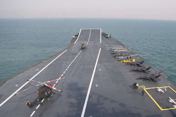 Iran unveils its first drone-carrier warship