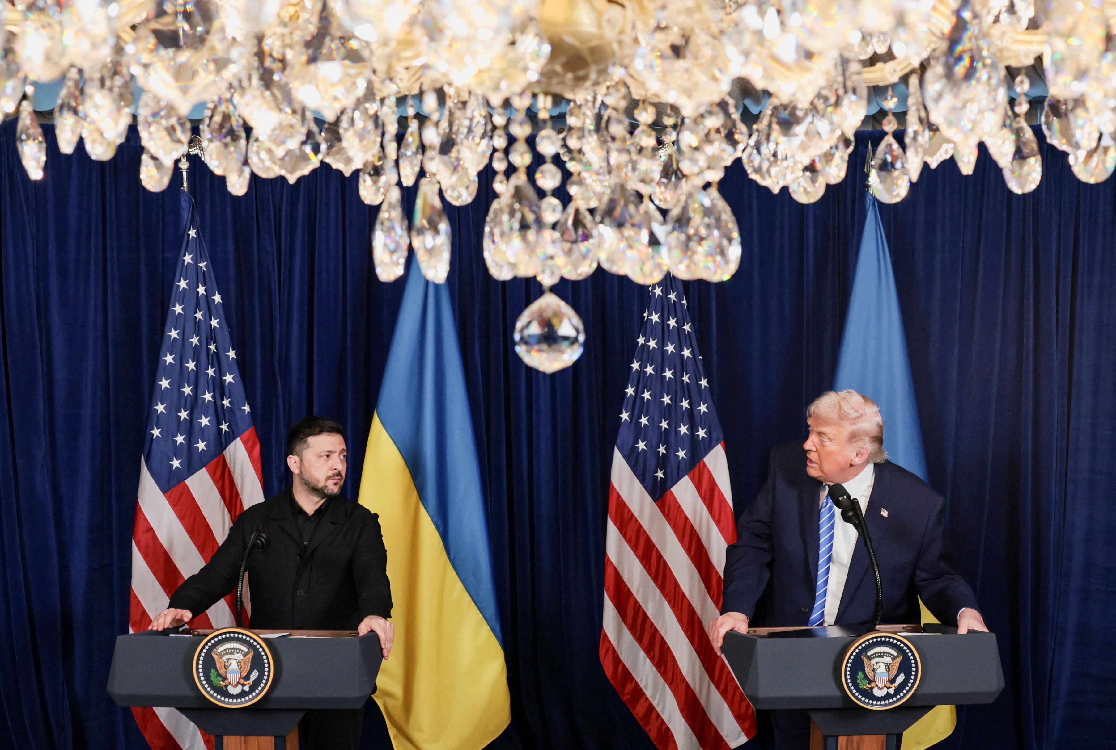 ترامپ: تا تحقق صلح در اوکراین «یک یا دو» مساله باقی مانده است