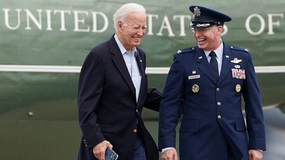 US President Joe Biden walks to Air Force One, before departing for Britain from Dover, Delaware, July 9, 2023