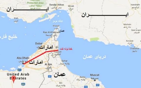 آتشسوزی در نزدیکی تنگه هرمز، کشتیها را به حالت آمادهباش درآورد