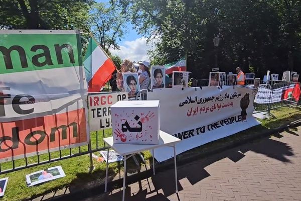 Iranian Diaspora Stage Boycott Protest on Election Day
