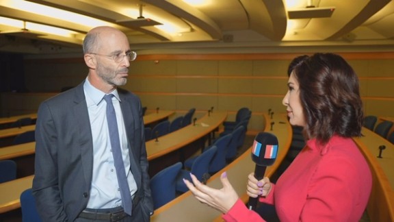 US Iran envoy Robert Malley speaking to Iran International correspondent Samira Gharaei in October 2022