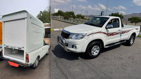 Photos published by Iranian state media allegedly show vehicles used for transporting drones in Iran.