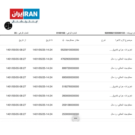 a screenshot of a website that says iran on it