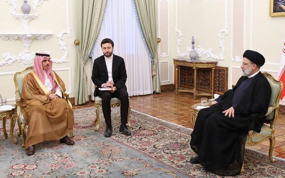 فیصل بن فرحان، وزیر خارجه عربستان سعودی، در تهران با ابراهیم رئیسی دیدار و گفتوگو کرد