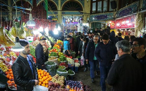 Shopping in Tehran for the winter Yalda festival.