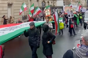 اعتراض ایرانیان به جمهوری اسلامی در کشورهای مختلف همزمان با سالگرد انقلاب ۵۷