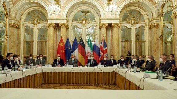 A session of Iran’s nuclear talks in Vienna