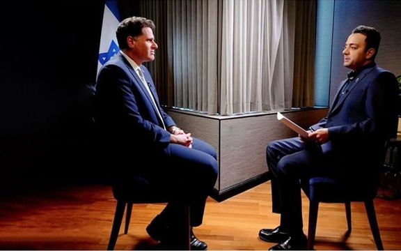 وزیر امور استراتژیک اسرائیل در تماس با پوریا زراعتی برای او آرزوی بهبودی کرد