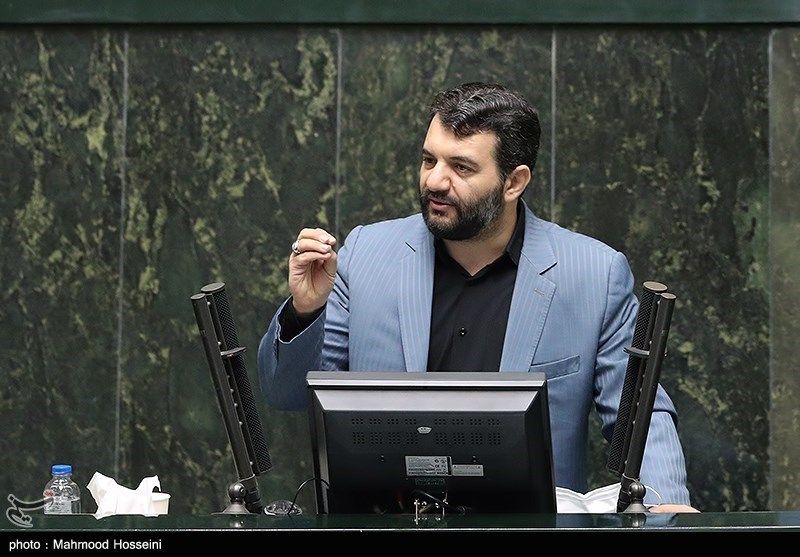 Iran's labor minister Hojatollah Abdolmaleki in parliament on Tuesday.