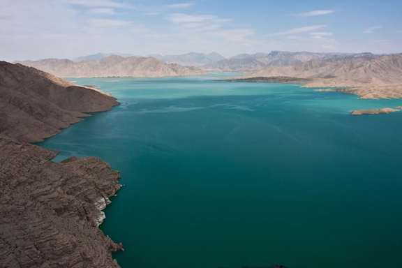 Helmand water dam reservoir in Afghanistan.