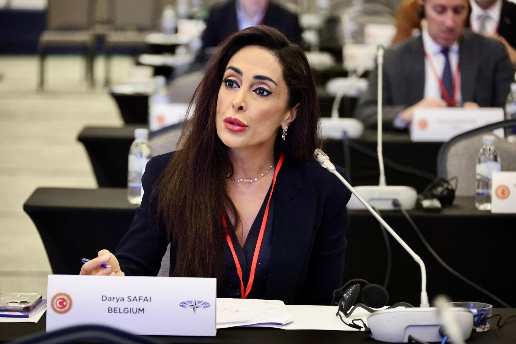 Belgian MP of Iranian descent Darya Safai