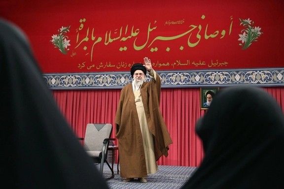 Iran's Supreme Leader Ali Khamenei, meeting with women, December 17, 2024