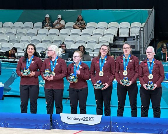 تیم گلبال کانادا با حضور صالحیزاده، بازیکن ایرانی، در مسابقات بینالمللی شیلی قهرمان شد