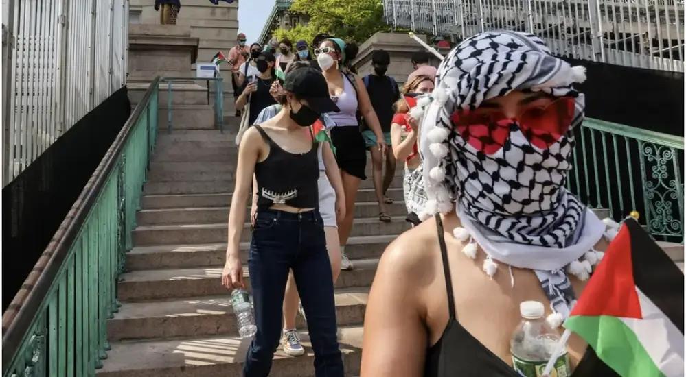 Iranian Leader Calls Pro-Palestinian Students in US ‘Resistance Front’ 