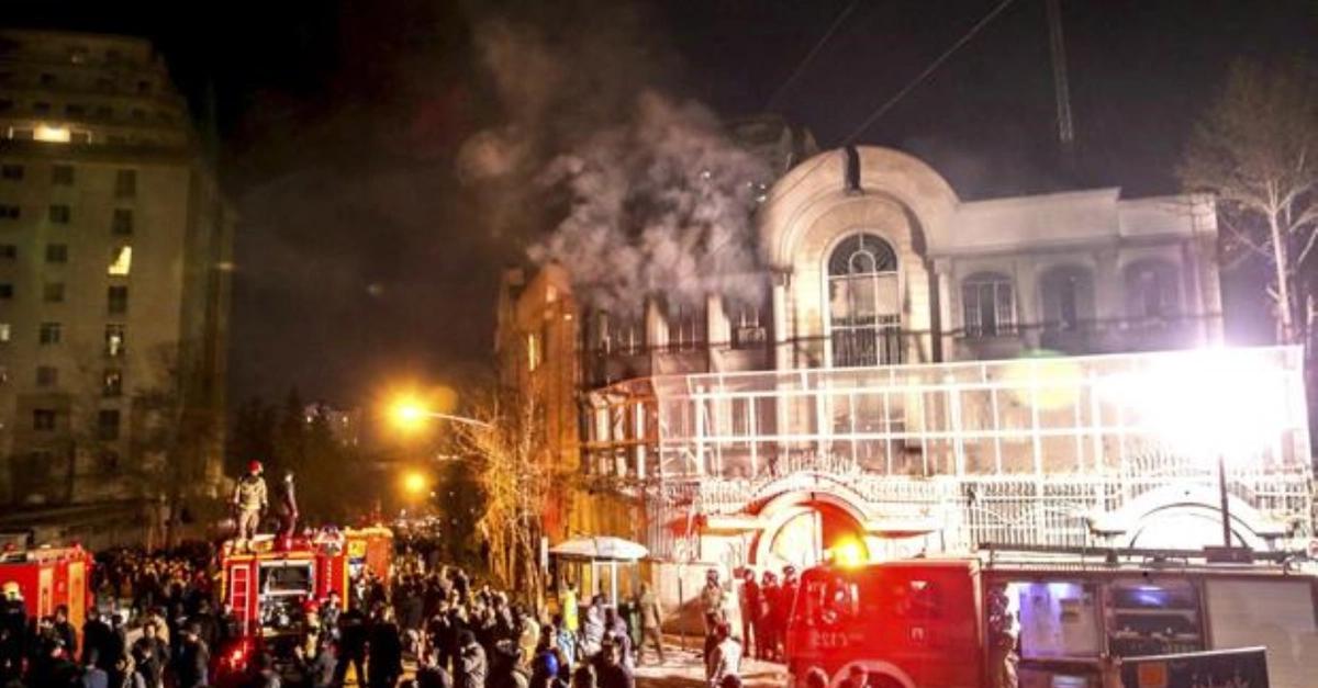 Saudi Arabia's embassy in Tehran was ransacked by protesters in January 2016.