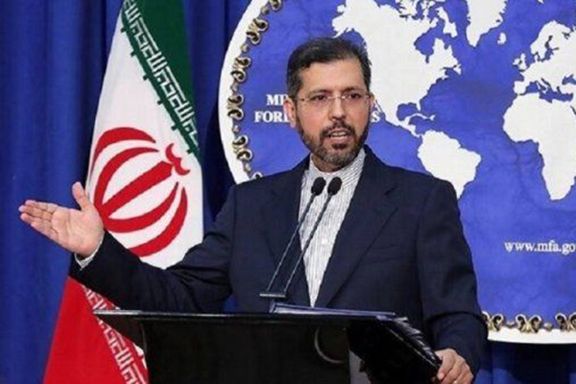 Iran's Foreign Ministry spokesman Saeed Khatibzadeh
