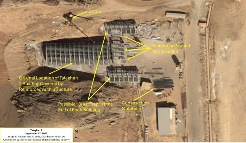 طهران تستأنف ترميم موقع "طالقان-2" المدمر.. ومخاوف من إحياء برنامج إيران النووي