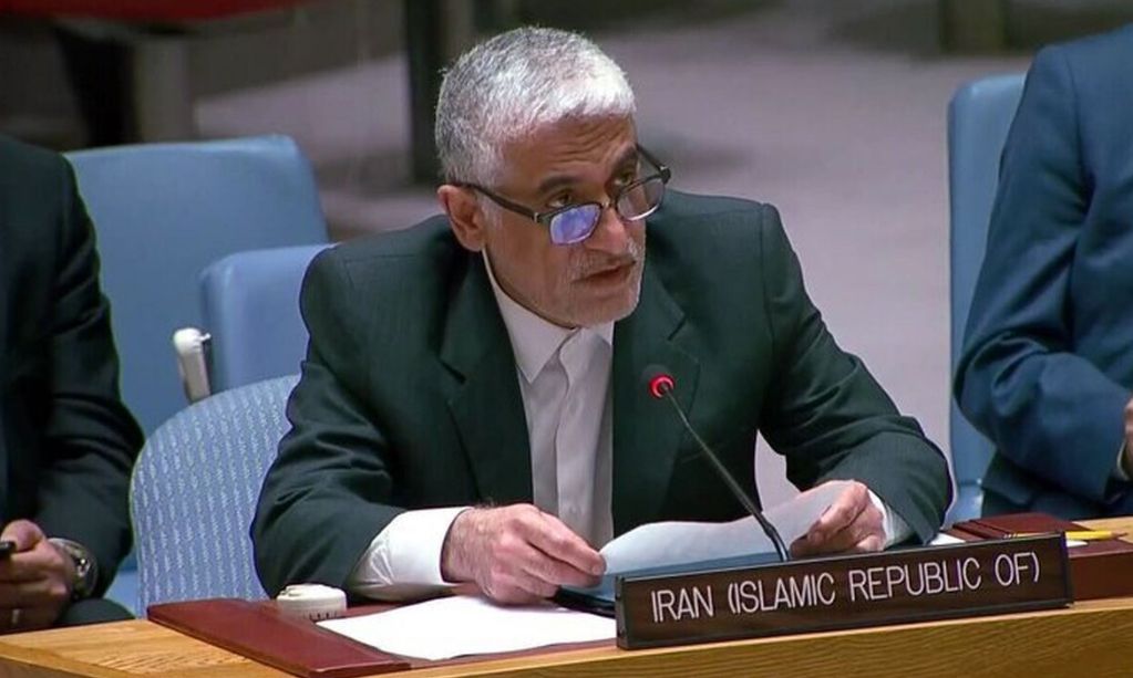 Iran’s UN envoy again dodges responsibility in Ukraine conflict