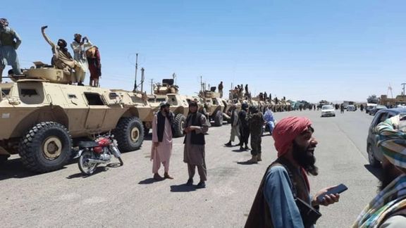Taliban Deploys Heavy Military Equipment To Border With Iran