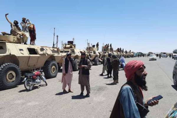 Taliban Deploys Heavy Military Equipment To Border With Iran