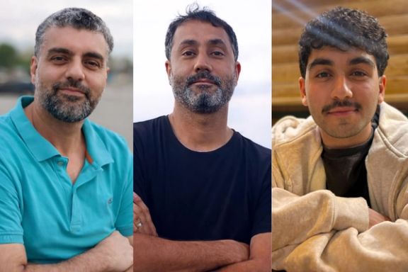 از راست به چپ: آرمین تیموریراد، امیر تیموریراد و امید تیموریراد