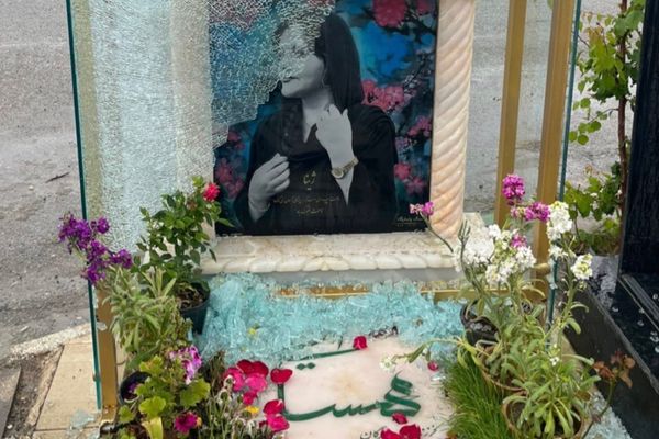 Grave Of Opposition Martyr Mahsa Amini Vandalized