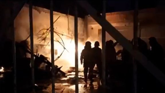 یک زن و دو کودک در آتشسوزی کارگاه کپسول گاز مایع در تبریز جان باختند