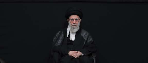 Iran’s ruler Ali Khamenei during a religious ceremony on July 26, 2023