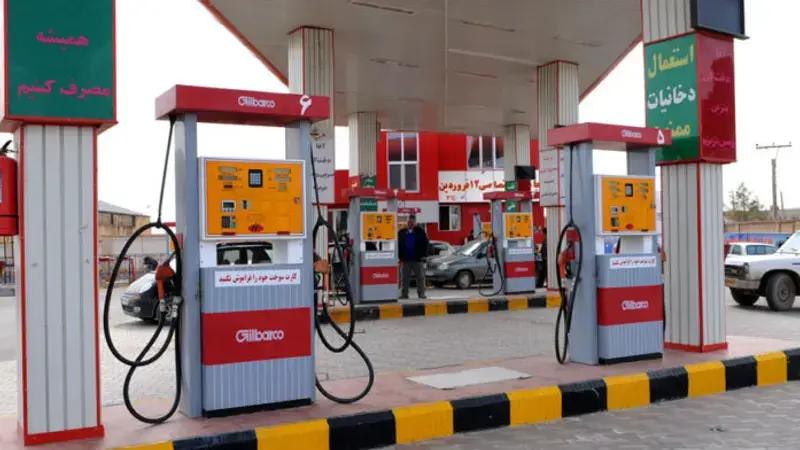 A gas station in Iran