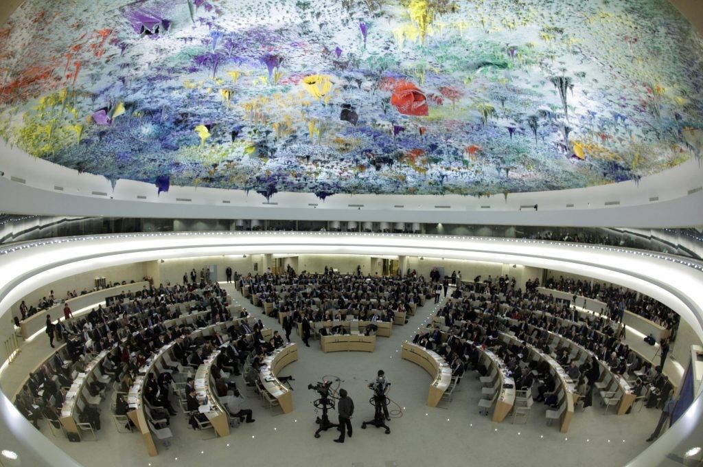 UN Human Rights Council in session (file photo)