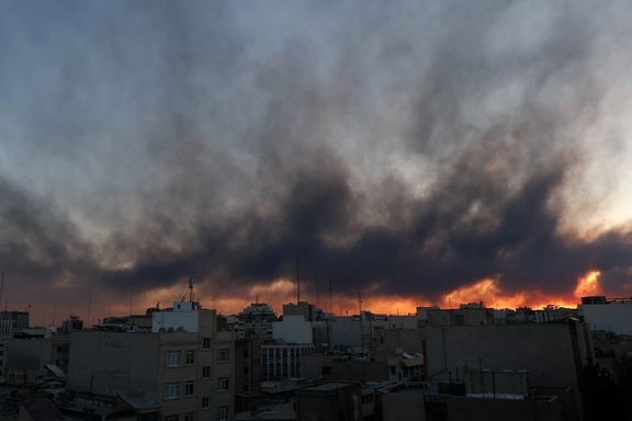 Smoke rises following an explosion, after Israel and the US launched strikes on Iran, in Tehran, Iran, March 3, 2026.