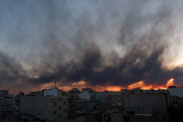 Tehran quake stirs dark humor, hopes for renewed strikes