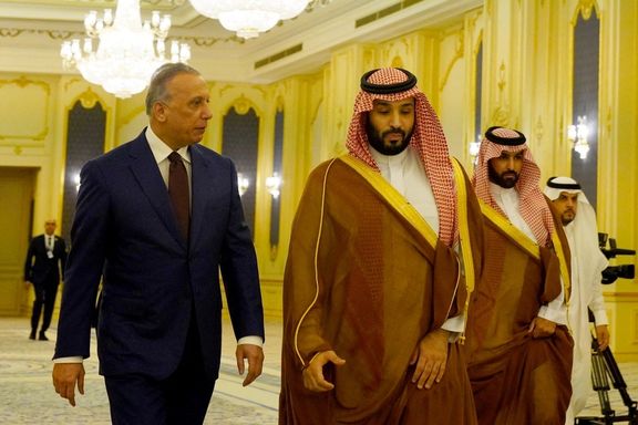 دیدار نخست وزیر عراق با ولیعهد عربستان سعودی