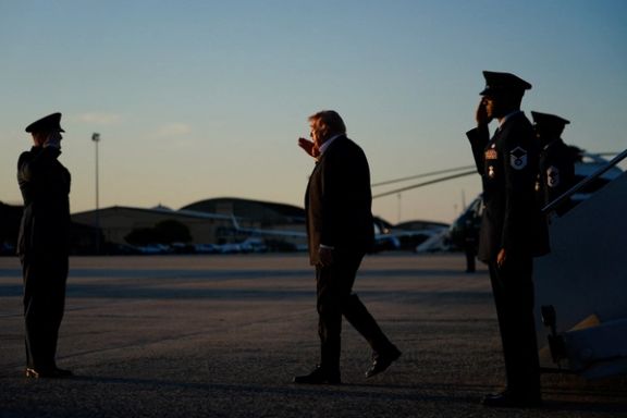 US President Donald Trump arrives at Joint Base Andrews in the US on May 3, 2026.