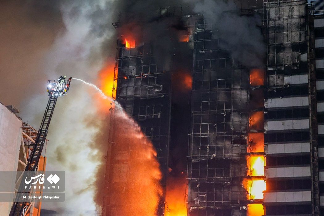 شهرداری تهران آتش‌سوزی بیمارستان گاندی را یک حریق عادی توصیف کرد