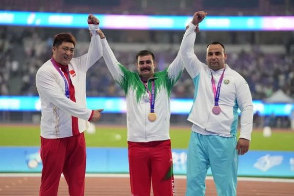 قهرمانی علیاصغر جوانمردی در پرتاب وزنه مسابقات پارادوومیدانی قهرمانی جهان