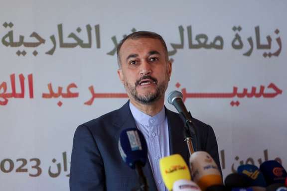 Iran's Amir-Abdollahian in Beirut, Lebanon in April 2023