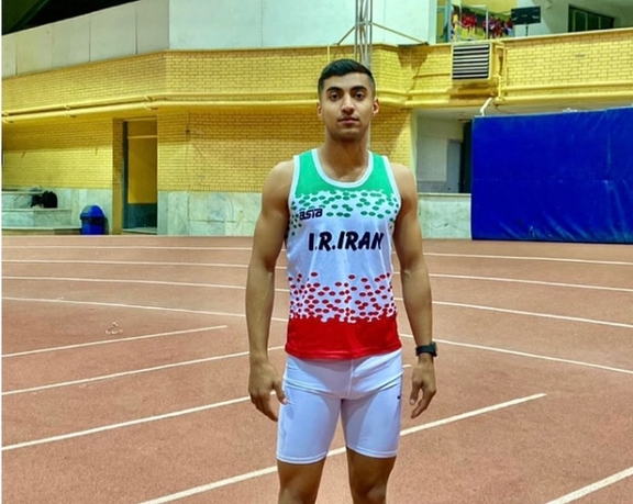 اولین طلای بخش مردان؛ سجاد آقایی، قهرمان دو ۴٠٠ متر داخل سالن آسیا