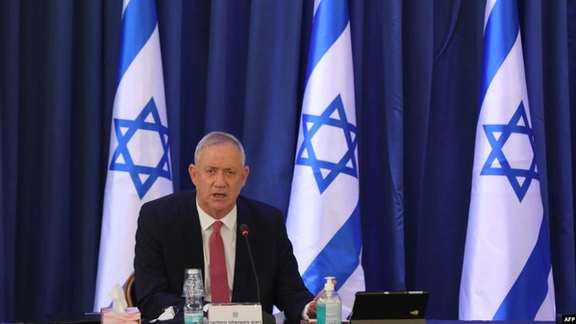 Outgoing Israeli Defense Minister Benny Gantz