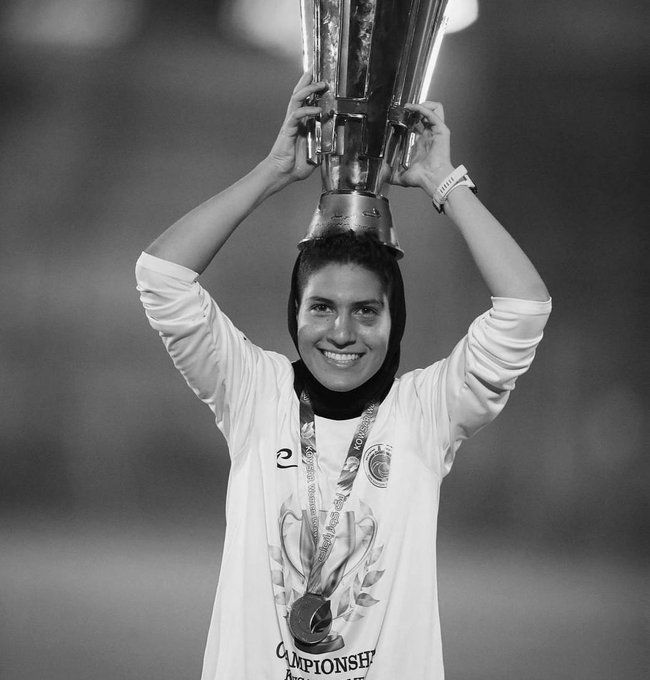 Iranian footballer Melika Mohammadi (undated)